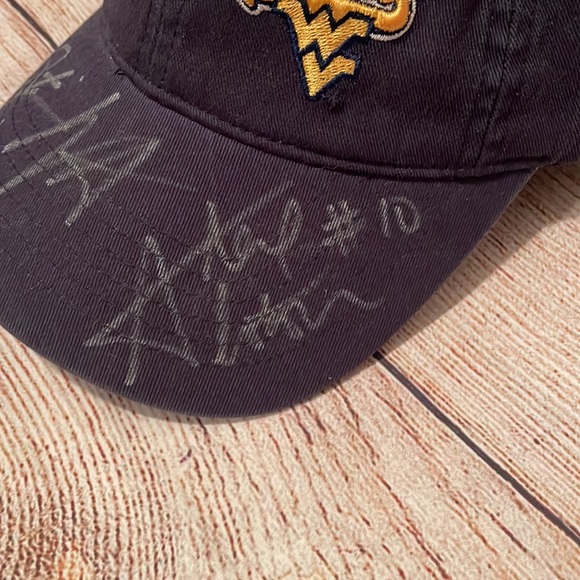 WVU Adjustable Hat Signed By Pat White and Steve Slaton It IS NOT Authenticated - Picture 7 of 14